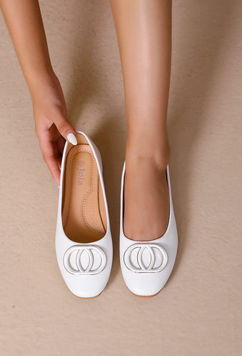 Ballerina flat shoes   sizes 3-8  In a variety of colours with a comfortable insole  Style: Ballerina Amy
